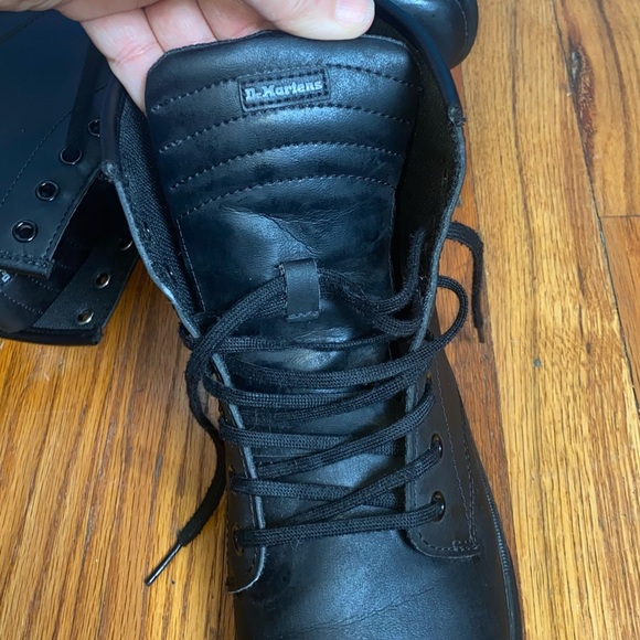 Dr Martens “Sheridan” High Top Boot. Black Matte Synthetic Material. Size W 10. - Picture 15 of 16